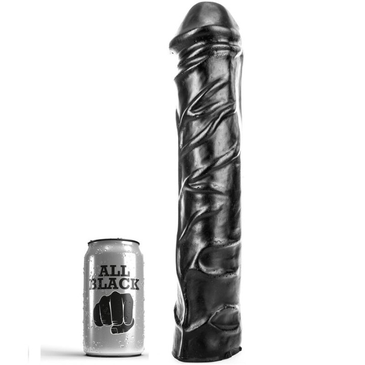 All Black - Ogromny Miekki Dildo Fisting 32 cm