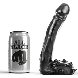 All Black - Gode Réaliste 19 cm