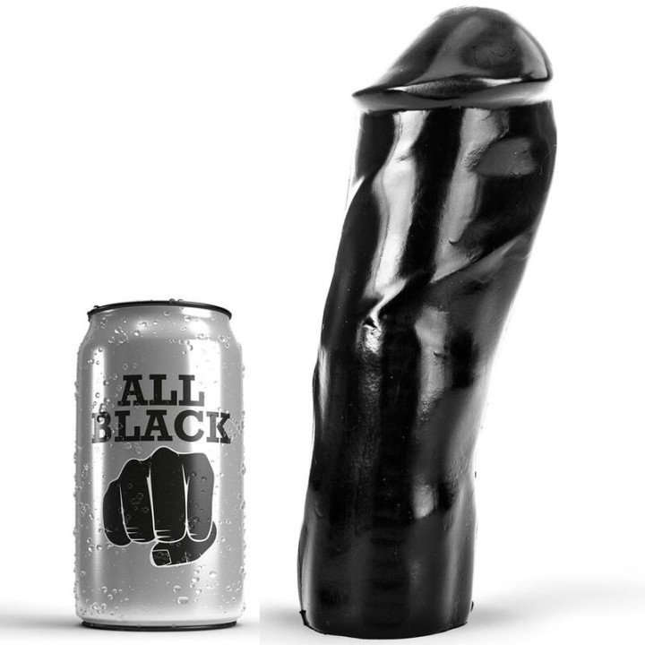 All Black - Dildo Realistic 20 cm