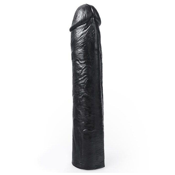 Sistema Pendurado - Dildo Realista Cor Preta Benny 25,5 cm