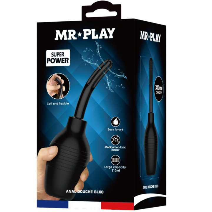 Mr Play - Doccia Anale Blkc Super Power Nero