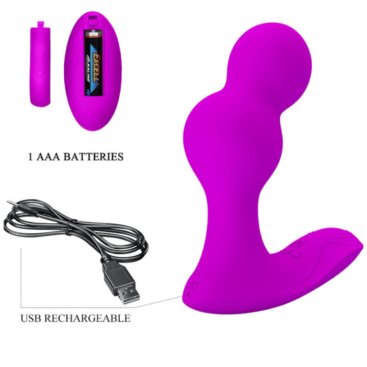 Pretty Love - Massaggiatore Vibratore Anale Terrance Con Telecomando
