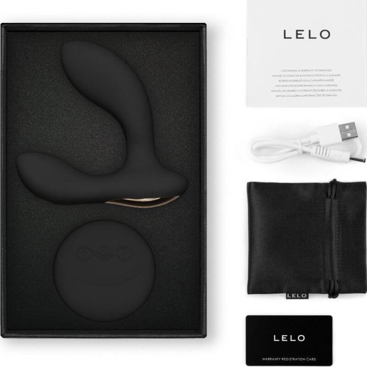 Lelo - Telecomando Massaggiatore Prostatico Hugo 2 Nero