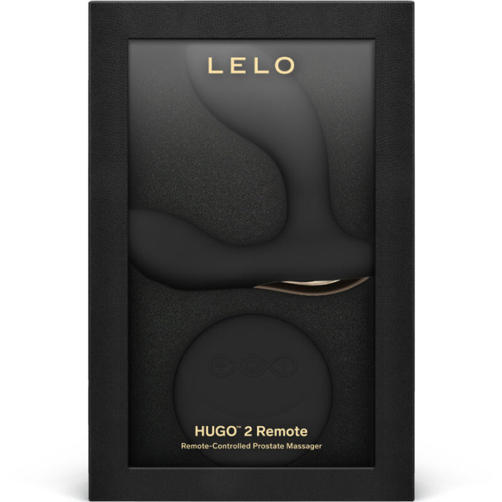 Lelo - Télécommande de Masseur de Prostate Hugo 2 Noir