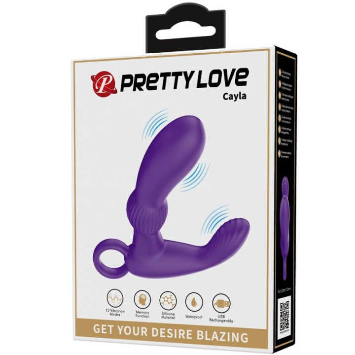 Pretty Love - Cayla Vibrateur Masseur Anal Lila