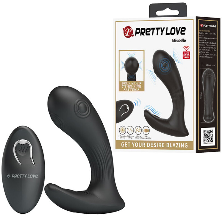 Pretty Love - Vibratore Prostatico Mirabelle Con Telecomando