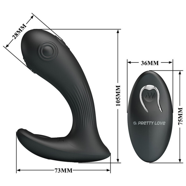 Pretty Love - Wibrator Prostaty Mirabelle z Pilotem