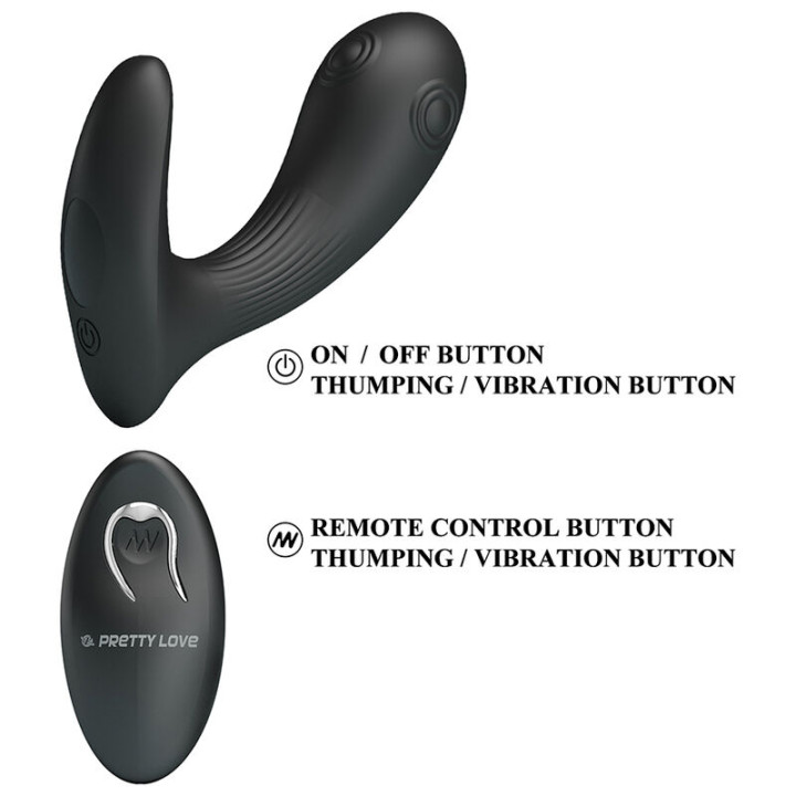 Pretty Love - Mirabelle Vibrador Prostático Con Control Remoto