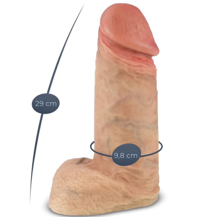 Silexd - Modello 1 Xtreme Premium Silicone Pene Realistico 28 cm