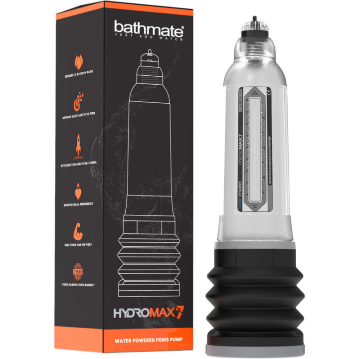 Bathmate - Hydromax 7 Pompe Daugmentation de Pénis Transparente