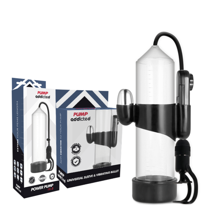 Pump Addicted - Przezroczysty Wibrator Rx5