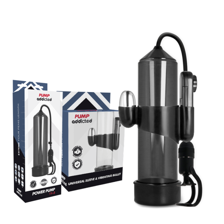Pump Addicted - Czarny Wibrator Rx5