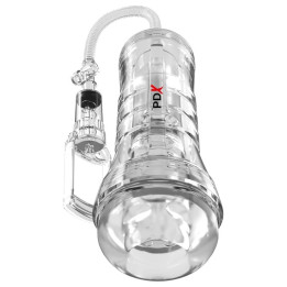 Pdx Elite - Viewtube Vac Xxl Przeźroczysty Stroker z Pompą Ssącą 27,3 cm