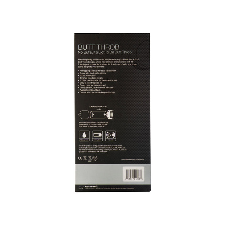 Rocks-Off - Stimolatore p-Point But Throb 7 Velocit Nero