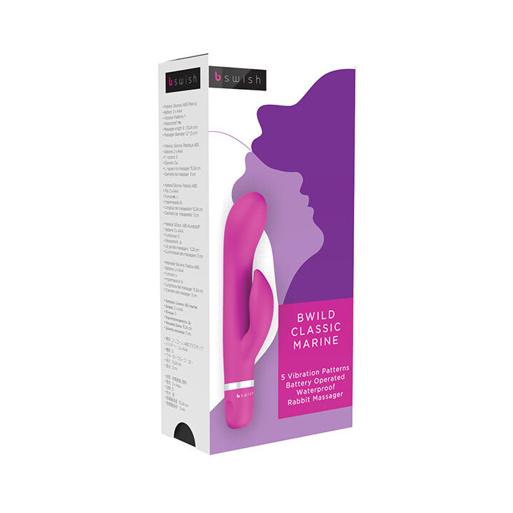 B Swish - Bwild Classic Marine Rabbit Vibrator Cerise