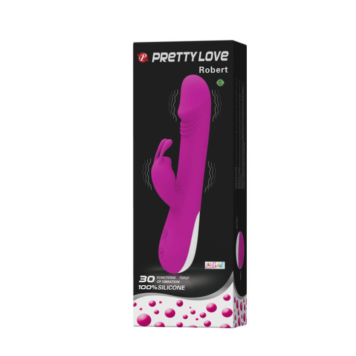 Pretty Love - Flirtation Robert Vibrator Mit Klitoris-Stimulator