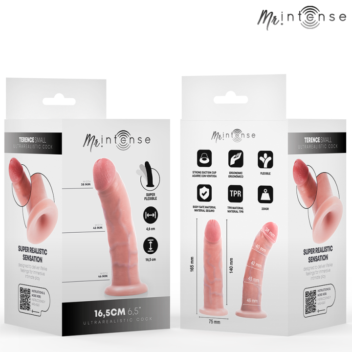 Mr Intense - Mały Dildo Terence'a 16,5 cm -ø- 4,6 cm