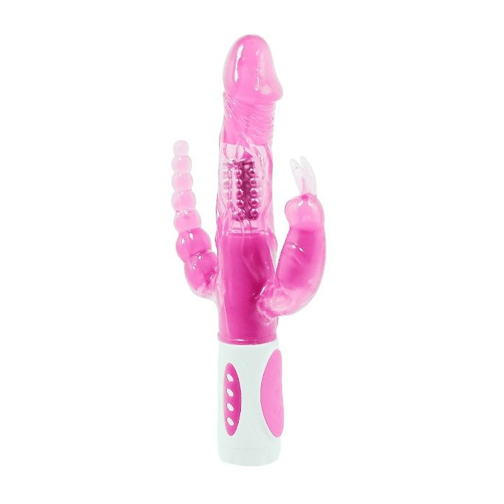 Baile - Pretty Bunny Triplo Vibratore Rotatore