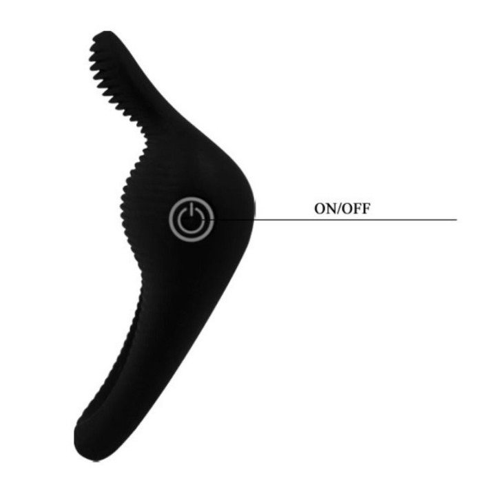 Pretty Love - Thimble Anel Vibrador Preto