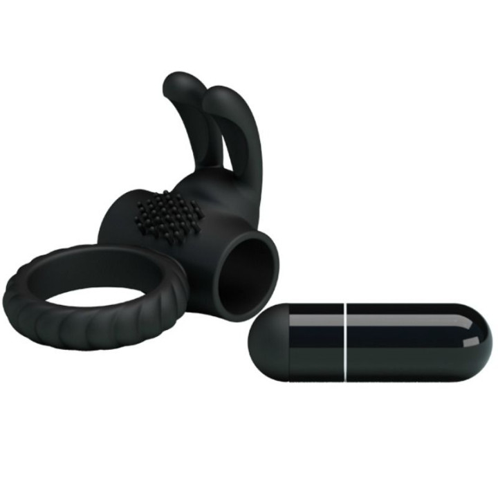 Pretty Love - Anel Vibrador Eudora Com Estimulador