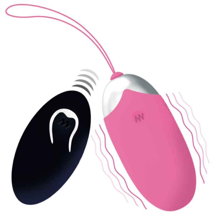Intense - Oeuf Vibrant Flippy ii Avec Télécommande Rose