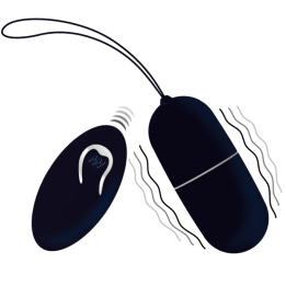 Intense - Flippy i Vibrating Egg With Remote Control Black