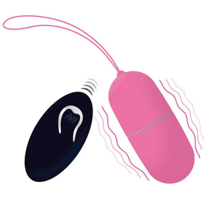 Intense - Oeuf Vibrant Flippy i Avec Télécommande Rose