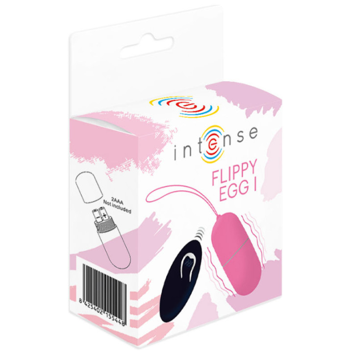 Intense - Flippy i Vibrating Egg With Remote Control Pink