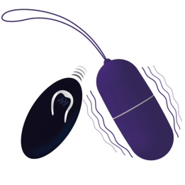 Intense - Flippy i Vibrating Egg With Remote Control Purple