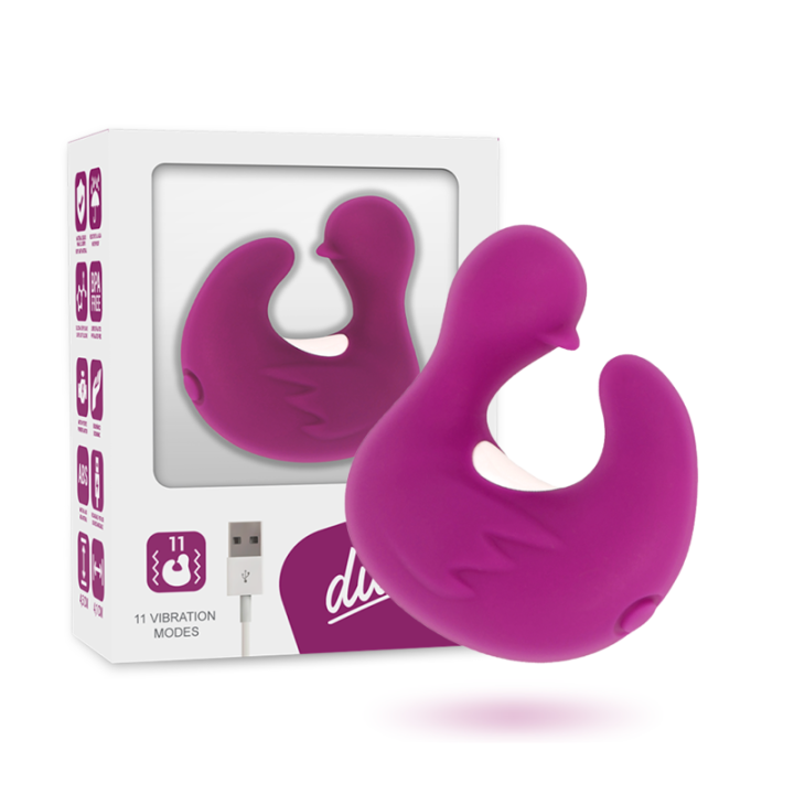 Coverme - Dedal de Pato Estimulante de Silicone Recarregável Duckymania