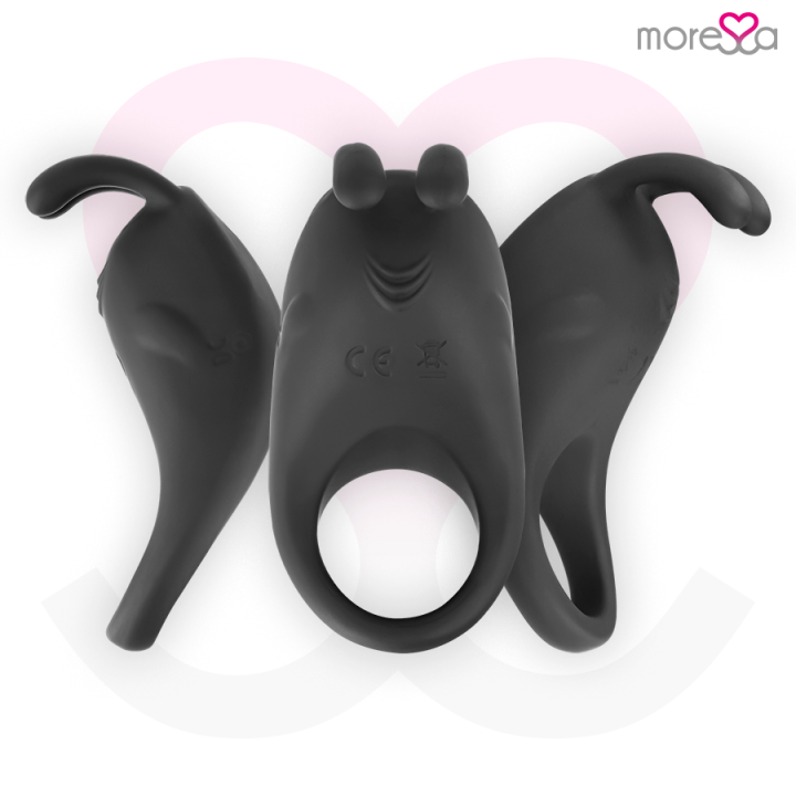 Moressa - Brad Premium Silicone Rechargeable Black