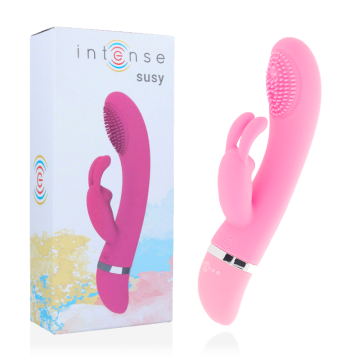Intense - Vibrador Oscilante Susy Coelho de Silicone Rosa