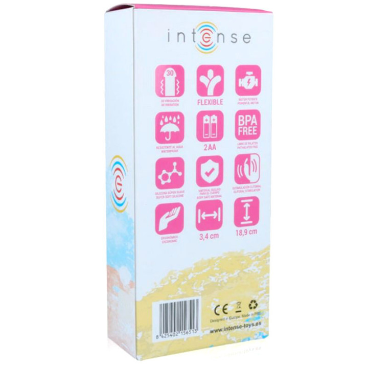 Intense - Vibrador Hilari Rosa Silicon Luxe