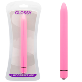 Glossy - Slim Wibrator Deep Rose