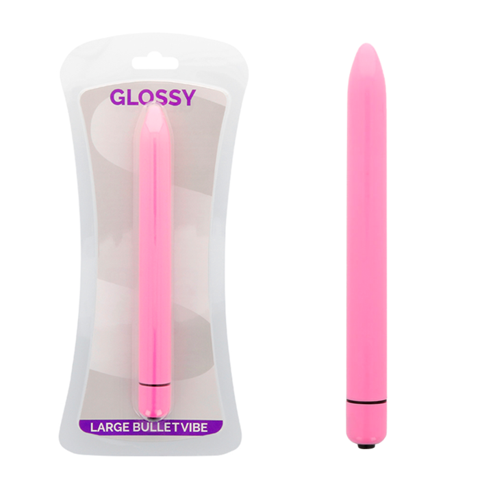 Glossy - Slim Vibrador Rosa Intenso