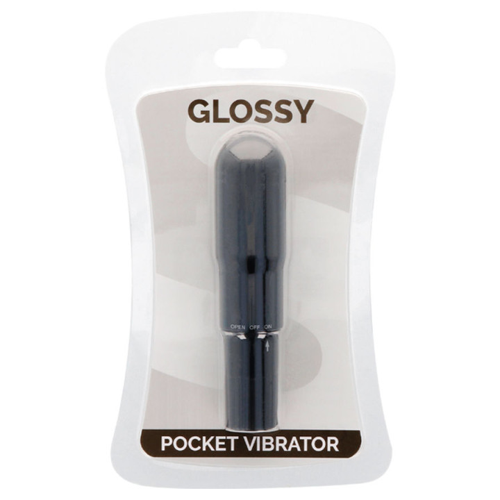 Glossy - Taschenvibrator Schwarz