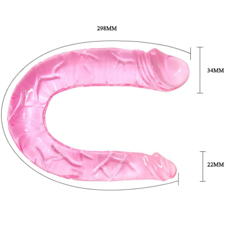 Baile - Duplo Dong Dildo Rosa Duplo