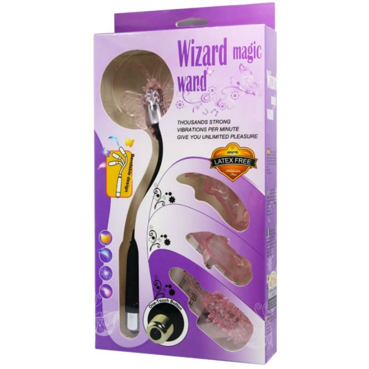 Baile - Estimulador de Varinha Mgica Wizard Com Vibrao