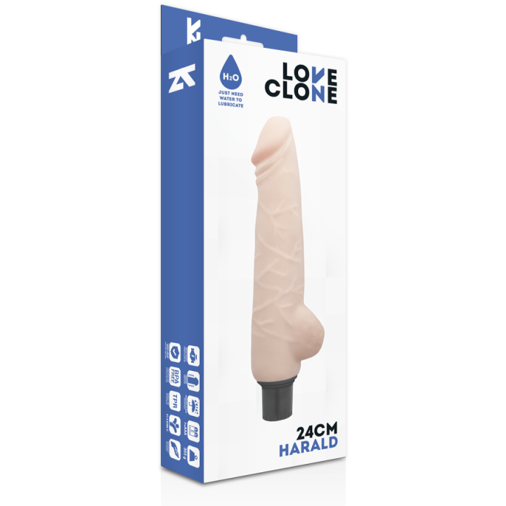 Loveclone - Harald Selbstschmierender Vibrator 24 cm -o- 4 cm