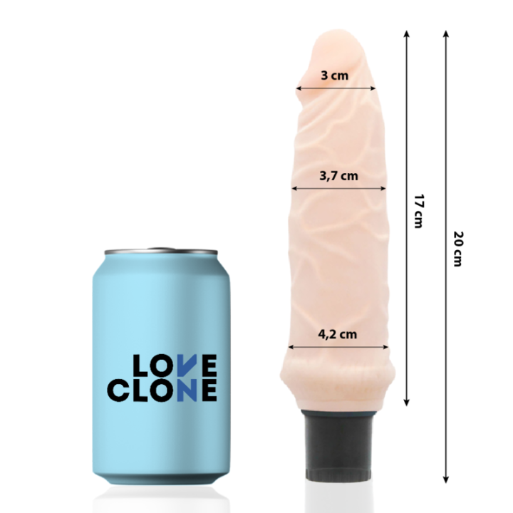 Loveclone - Ivar Selbstschmierender Vibrator 20 cm -o- 3.7 cm