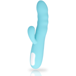 Mia - Vibrador Giratório Eiffel Turquoise Blue