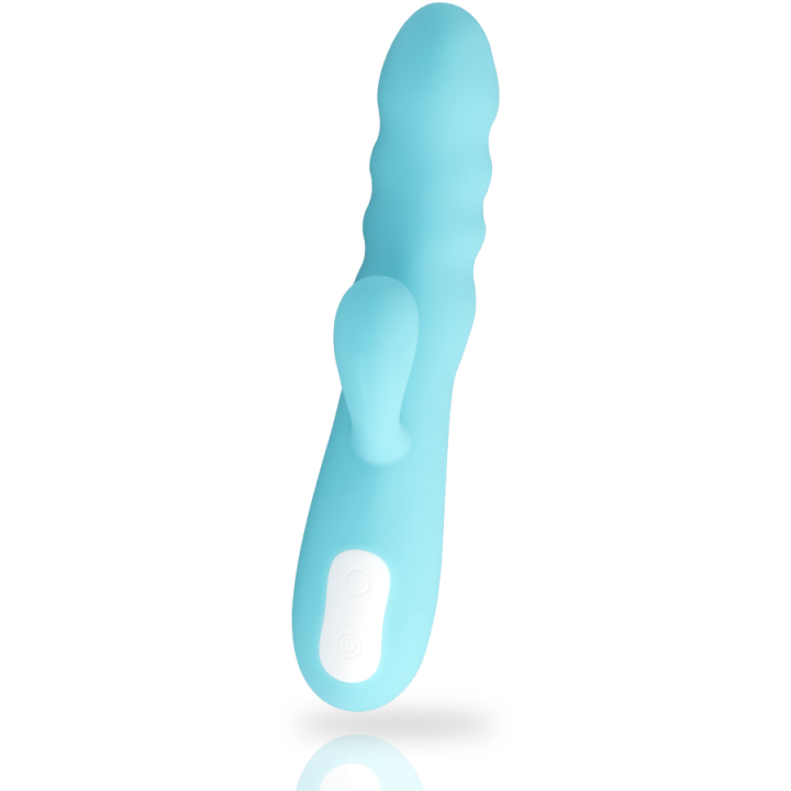 Mia - Vibratore Rotante Eiffel Blu Turchese