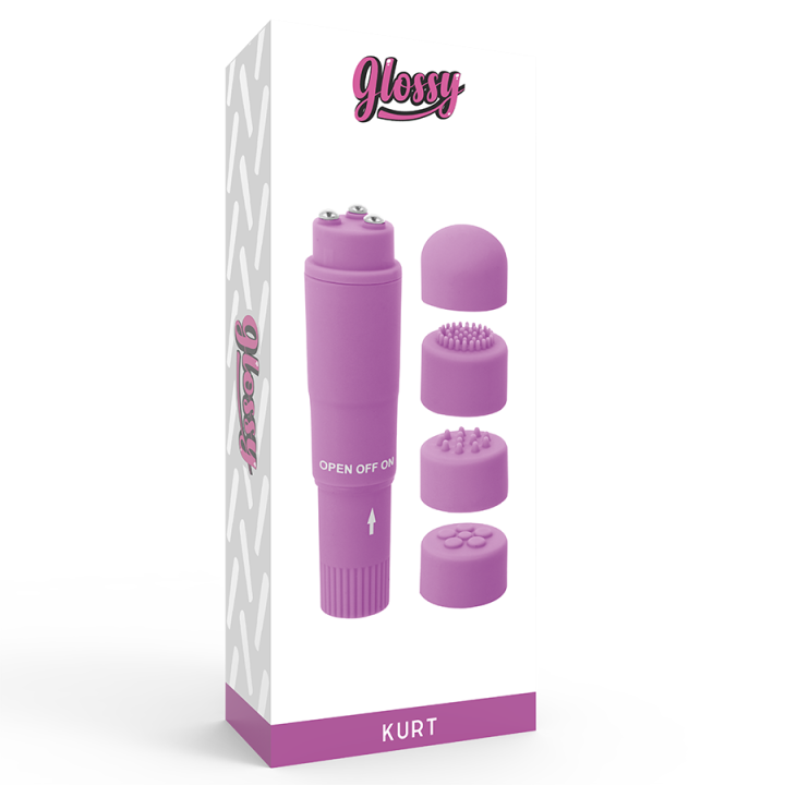 Glossy - Kurt Pocket Masazer Fioletowy