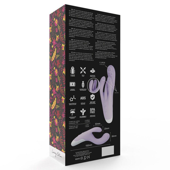 Mia - Guell Vibrateur Orgasmique 3 Moteurs