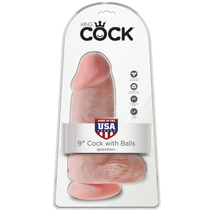 King Cock - Pénis Réaliste Chubby 23 cm