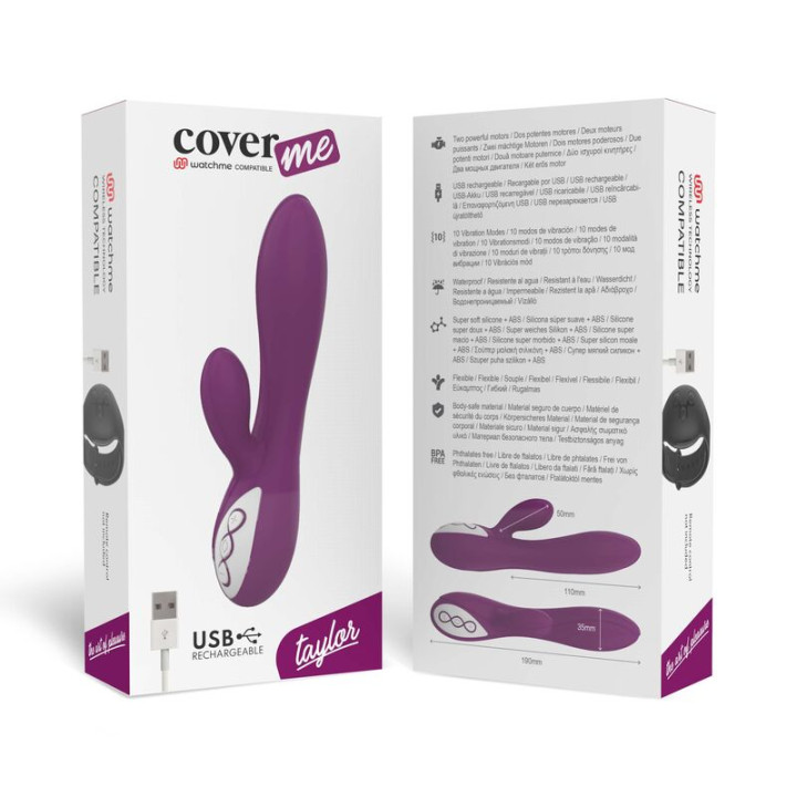 Coverme - Taylor Vibrator + Watchme Remote Control