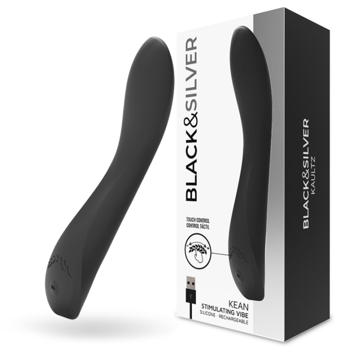 Black&Silver - Vibratore Kean Touch Control