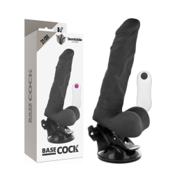 Basecock - Wibrador Przegubowe Sterowanie Remoto Negro 21 cm -o- 5 cm