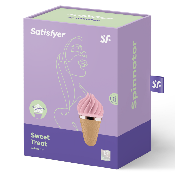 Satisfyer - Süsses Lecker Spinnator Braun & Rosa