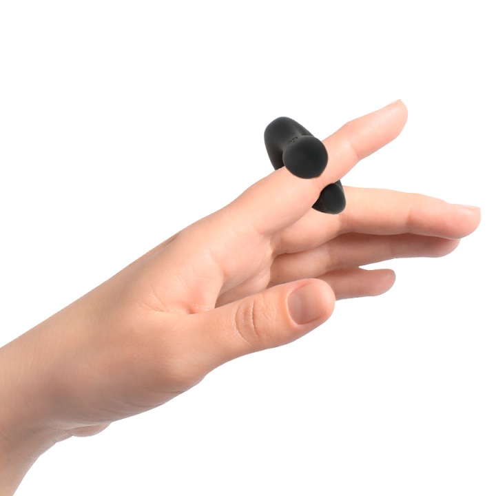 Black&Silver - Dedal Pato Estimulador de Silicona Recargable Duckymania